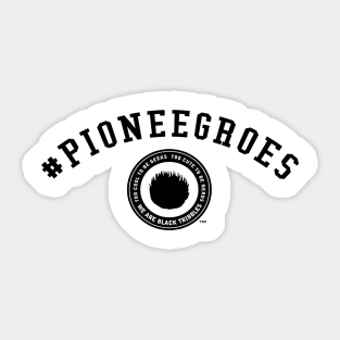 PIONEEGROES logo Sticker